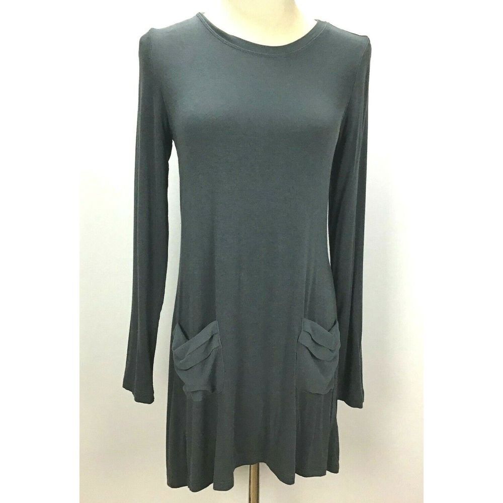 LOGO by Lori Goldstein Womens Rayon Blend XXS‎ Tunic Top Shirt with Pockets